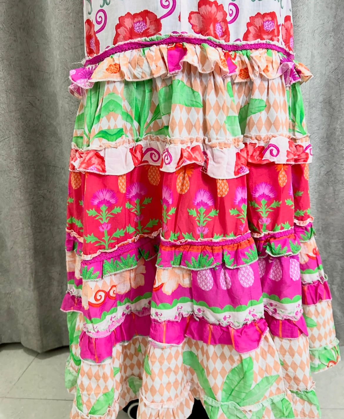 Palm Ruched Dress