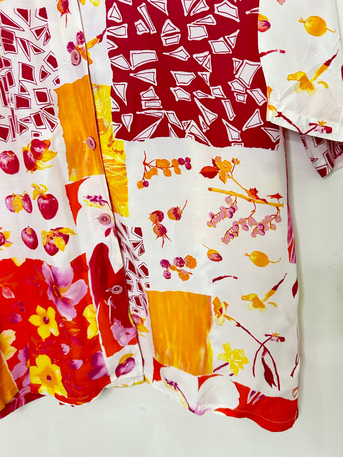 Plum Print Summery Shirt
