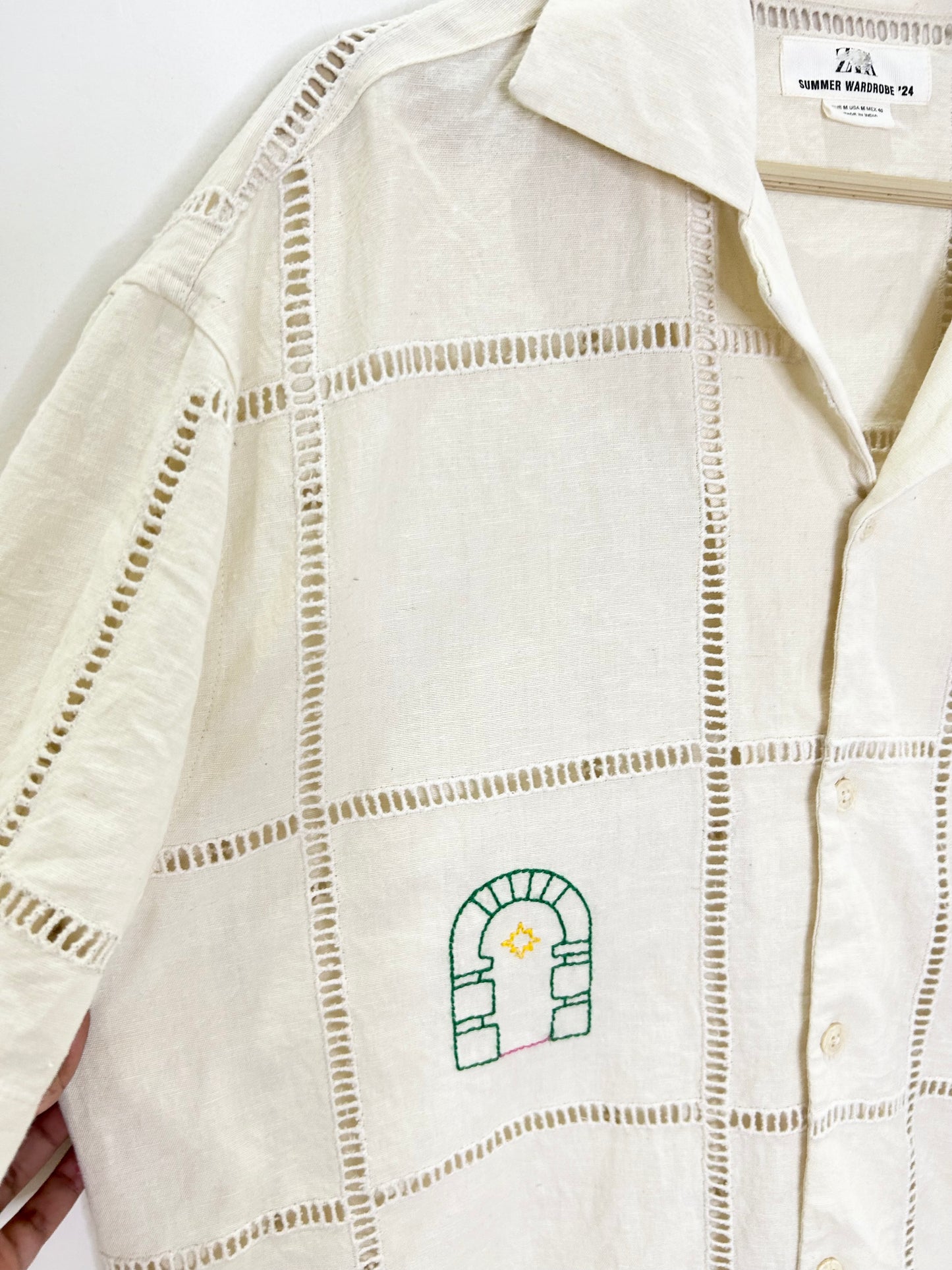 Cotton Embroidery Shirt