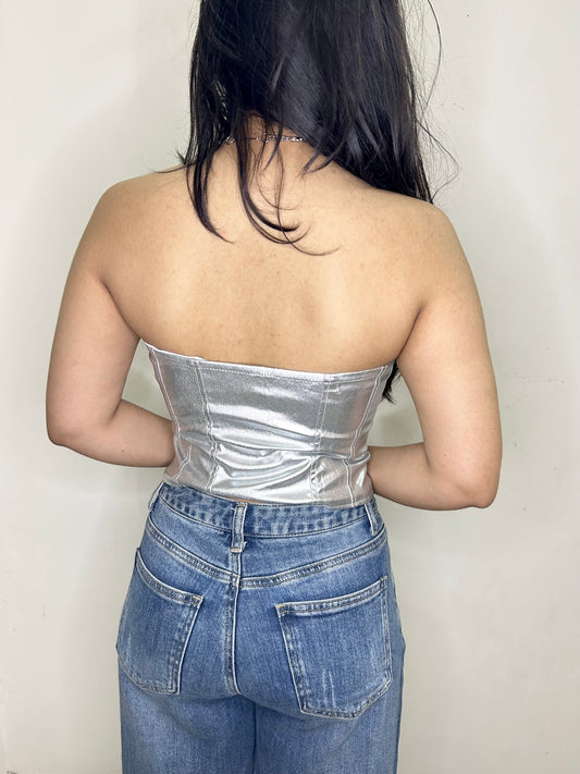 Metallic Tube Top