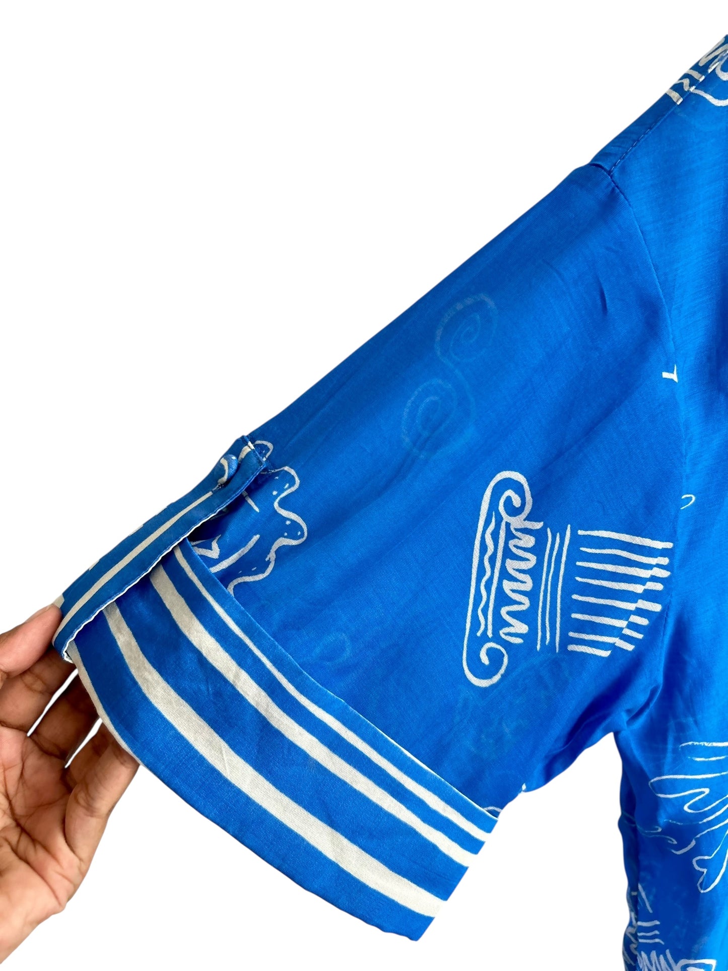 NEXT Greek Print Co Ord Set: Blue