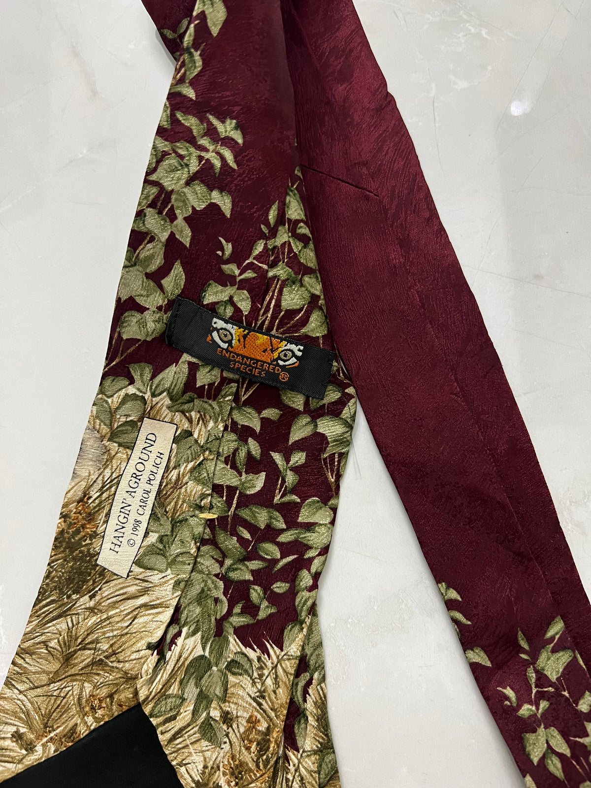 Endangered Species Wolf Tie