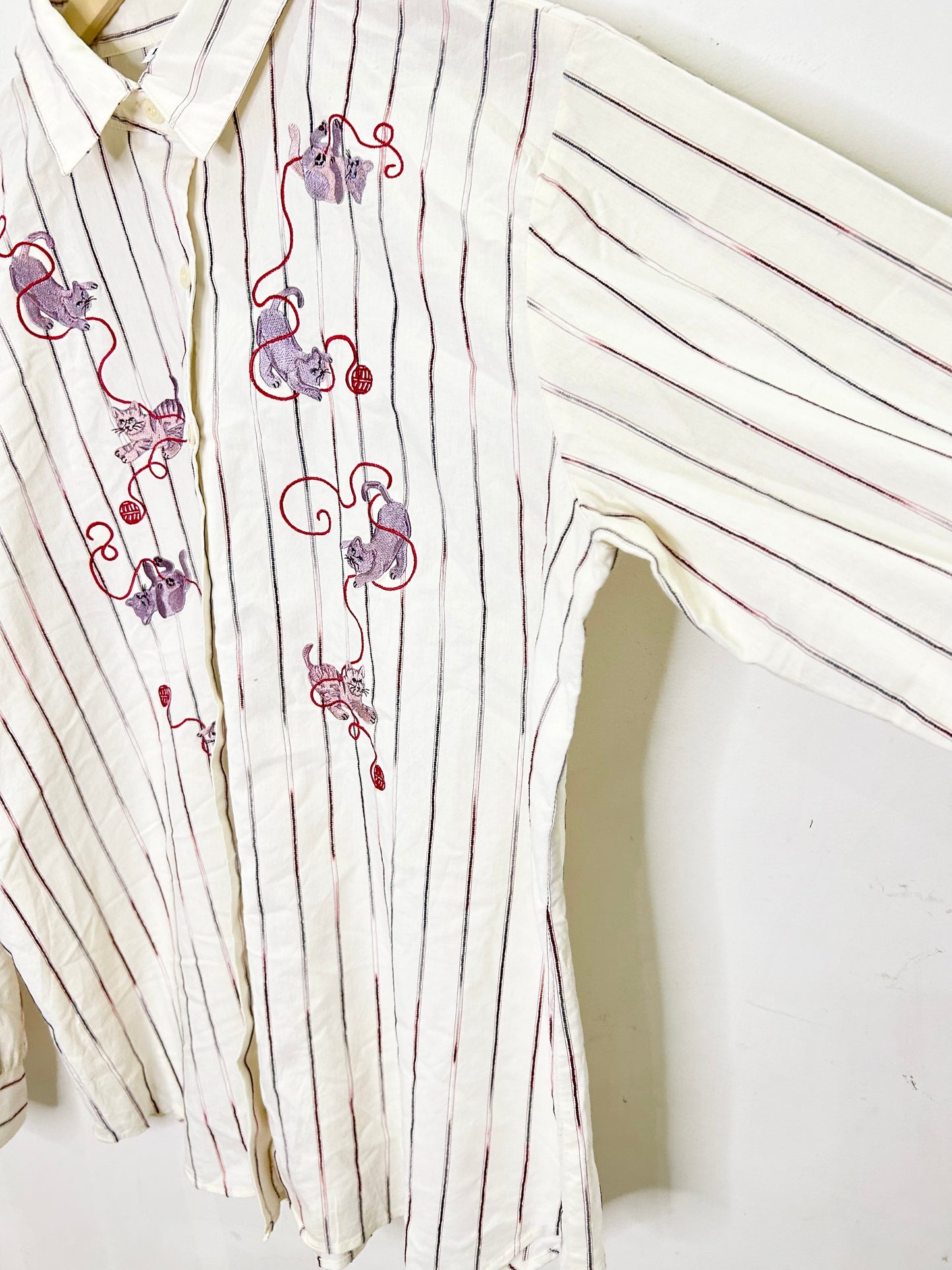 Cat Striped Shirt