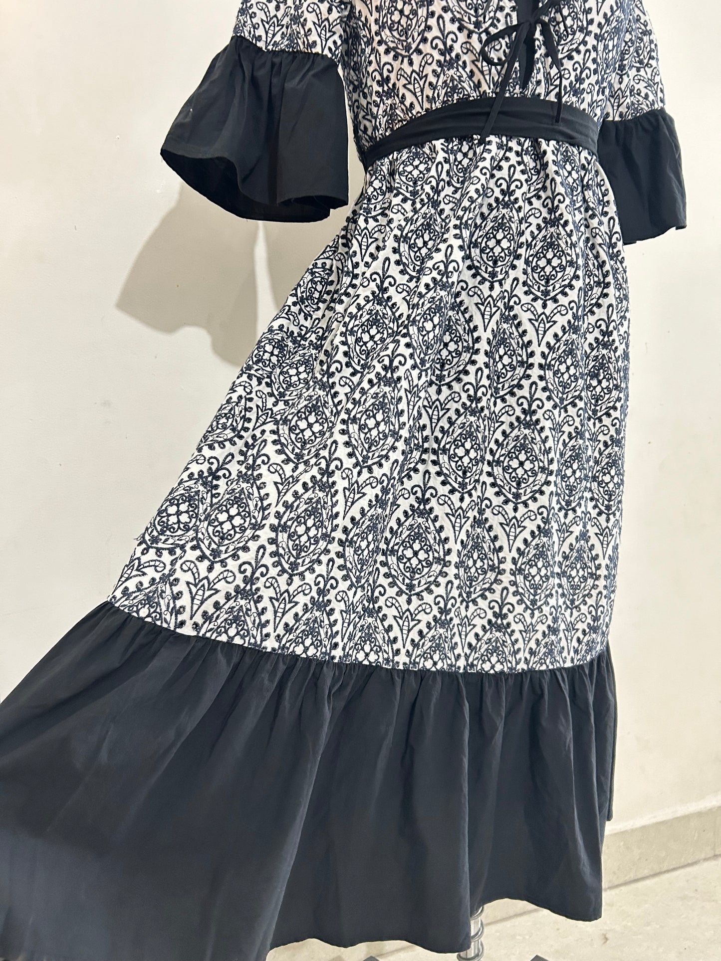 Cotton Full embroidered dress