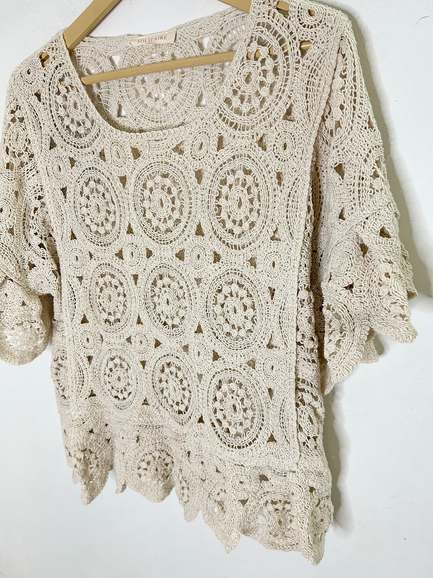 Crochet Butterfly Top: Bust- 44”
