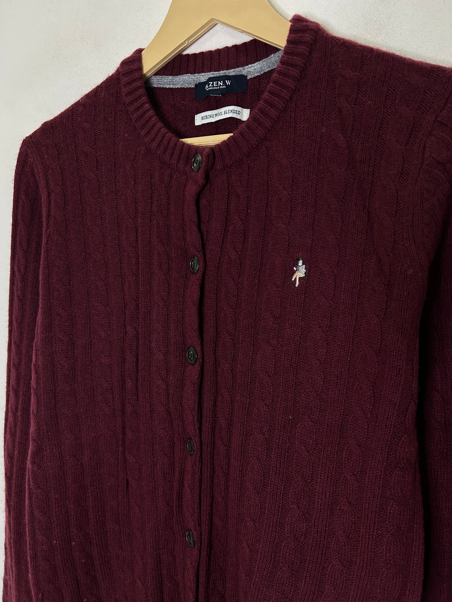 Solid Burgundy Sweater