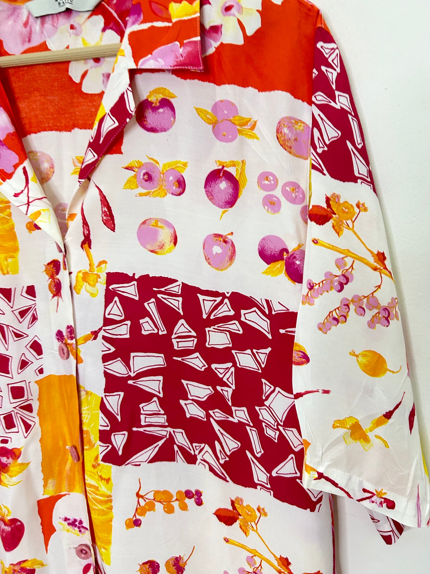 Plum Print Summery Shirt