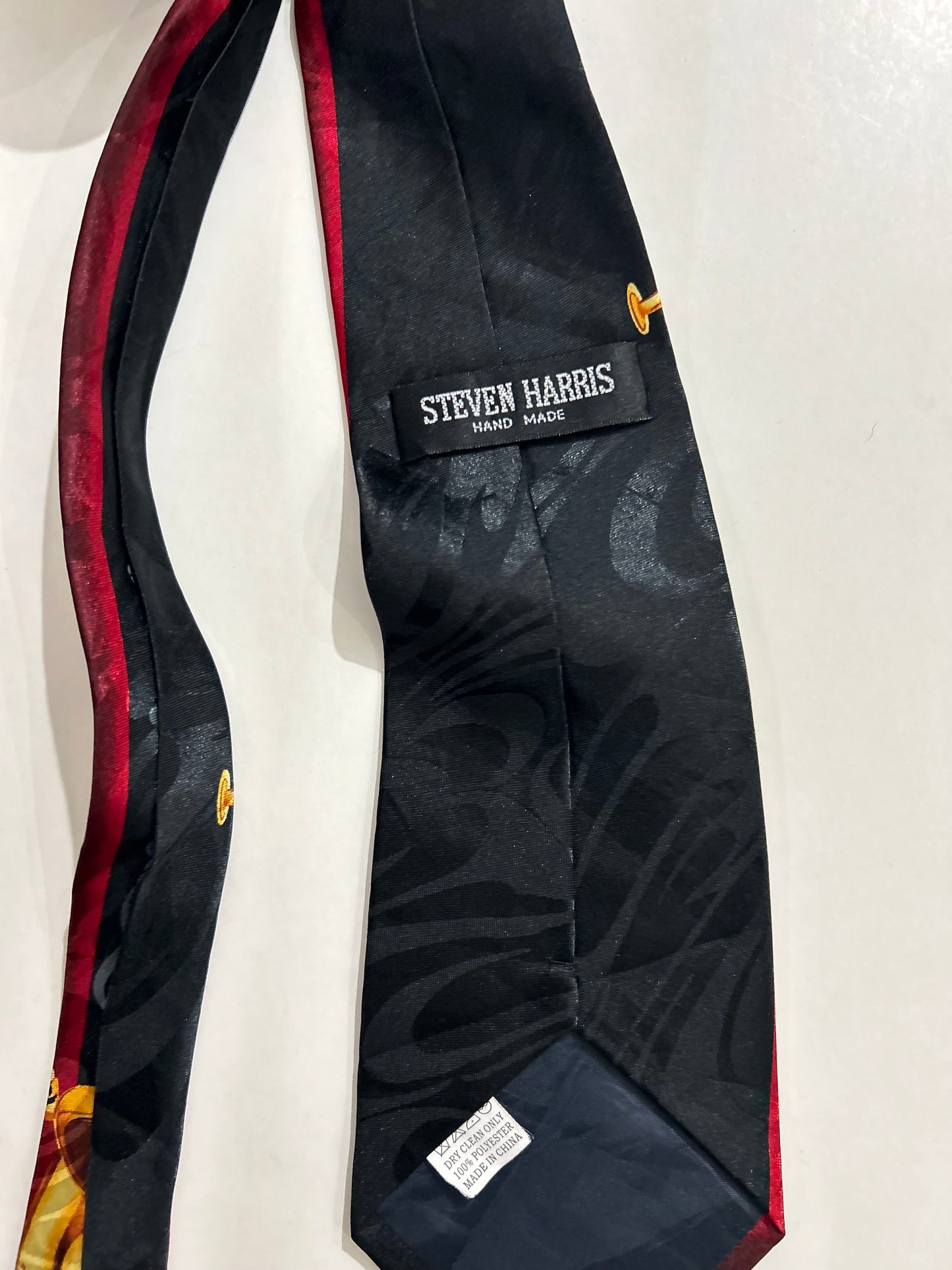 Steven Harris Saxophone Burst Necktie Mens Tie by Steven