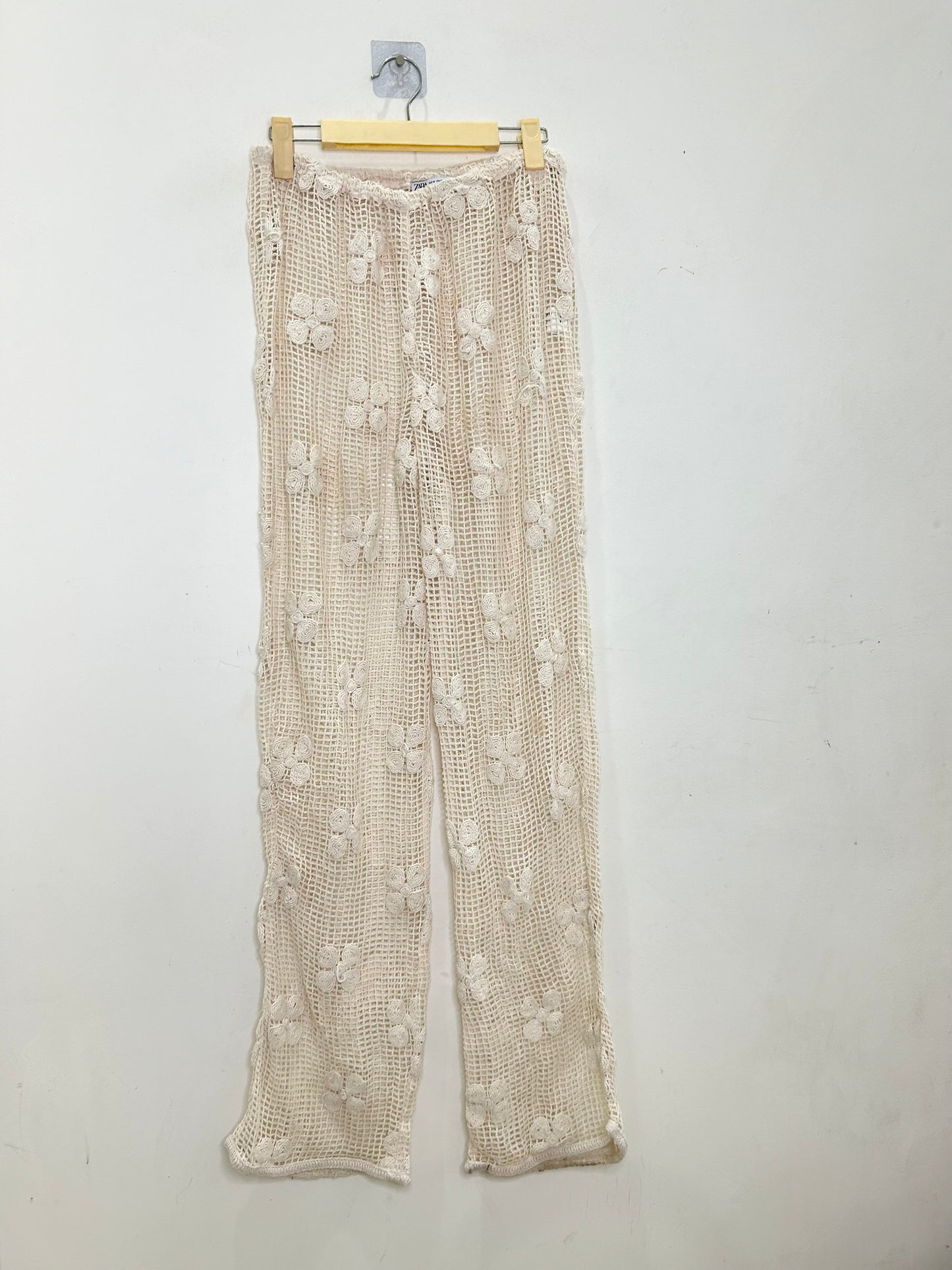 Crochet Beige Pants