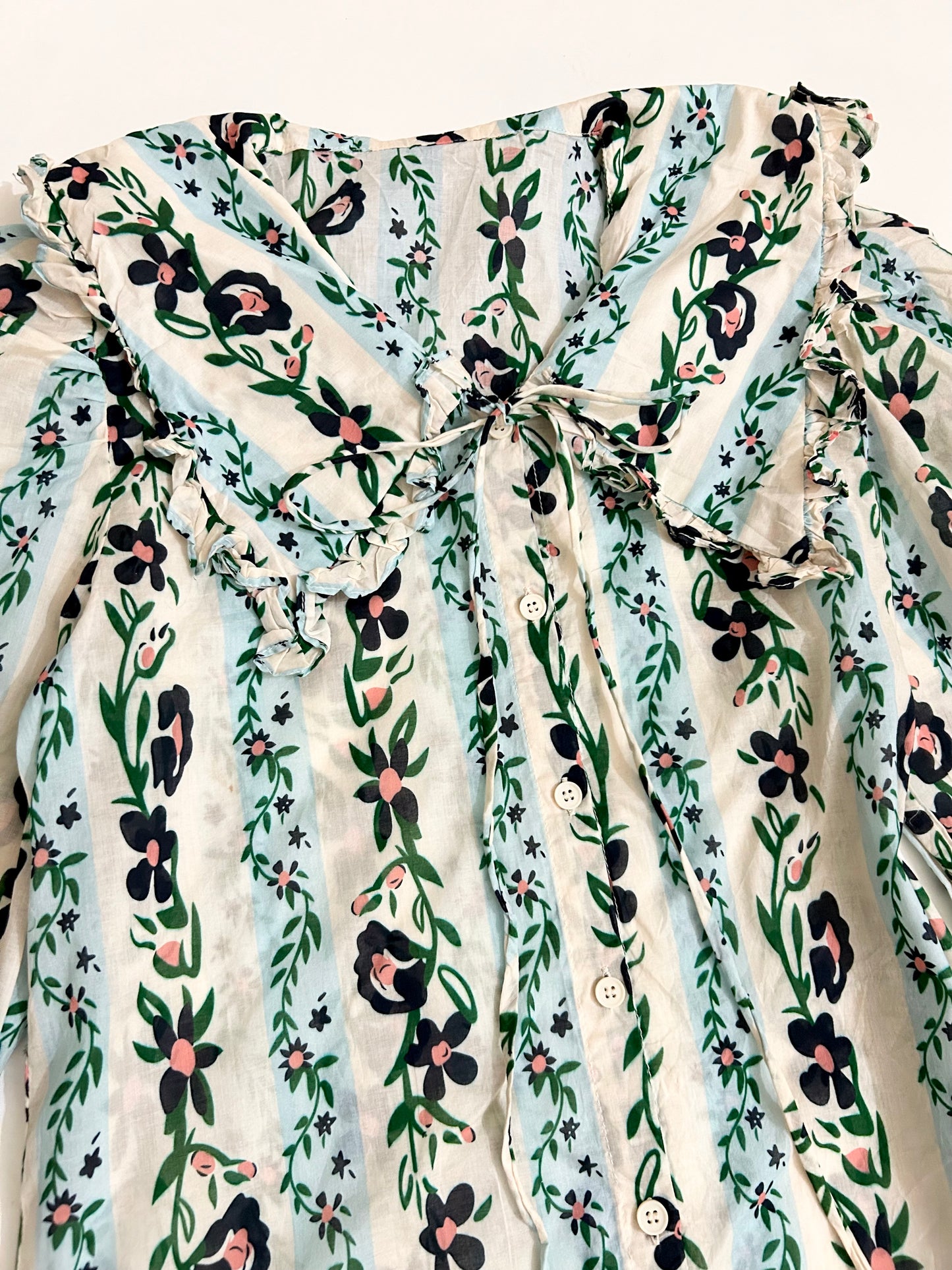 Ruffle Floral Top