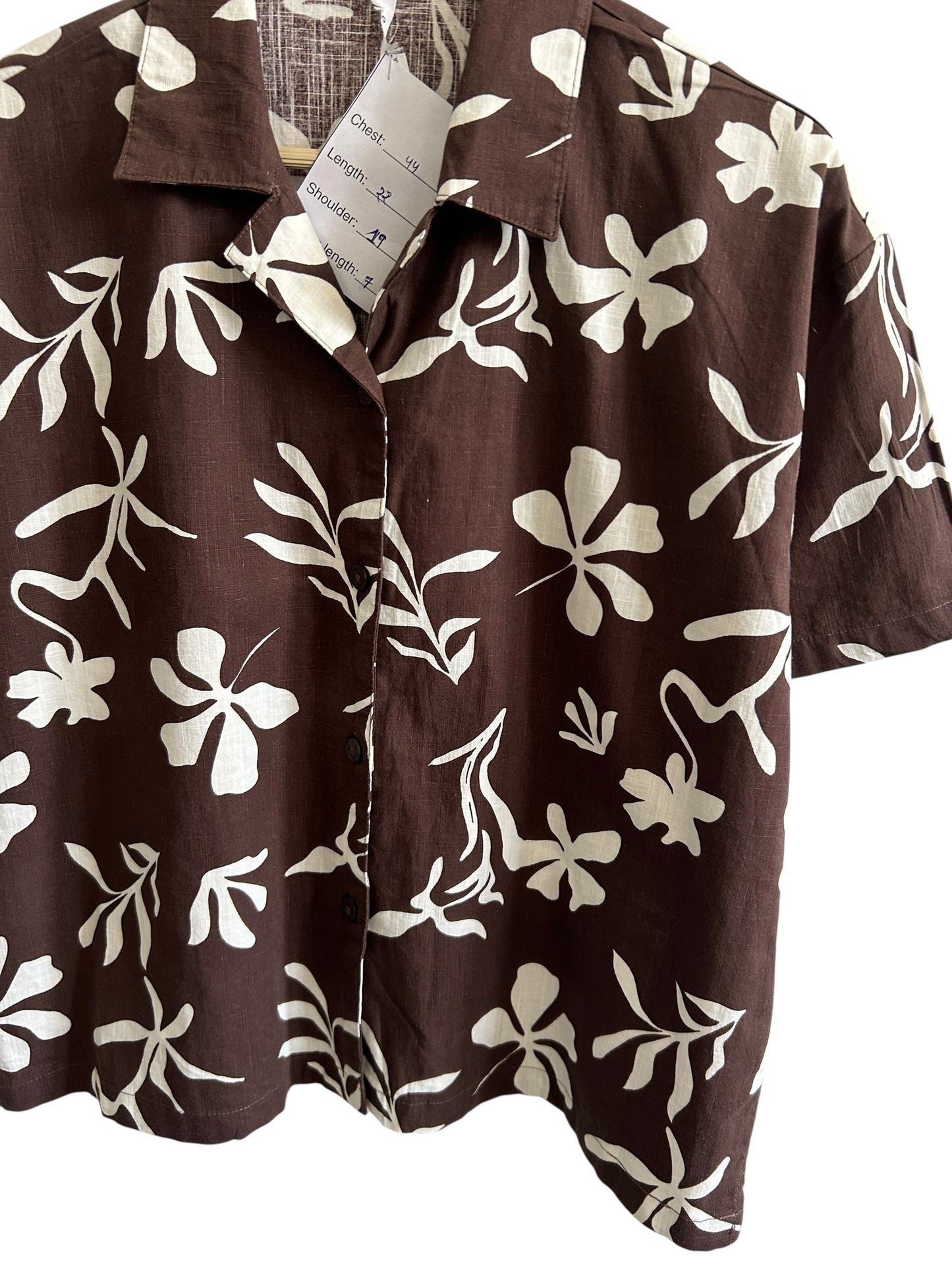 Brown Pattern Shirt