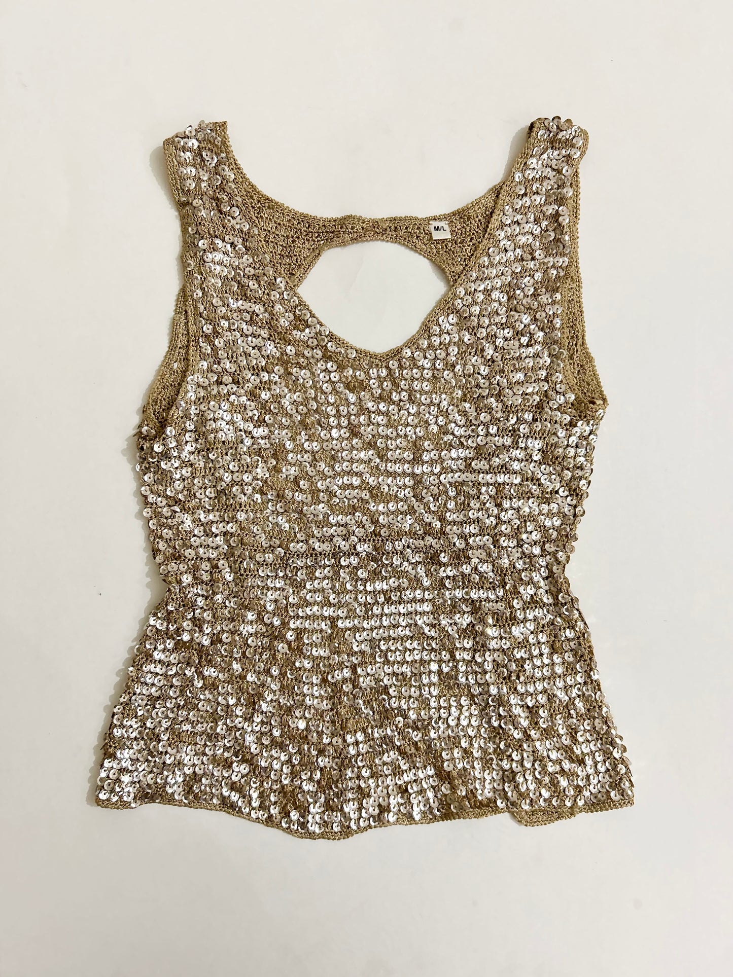 Backless Embellishments Top