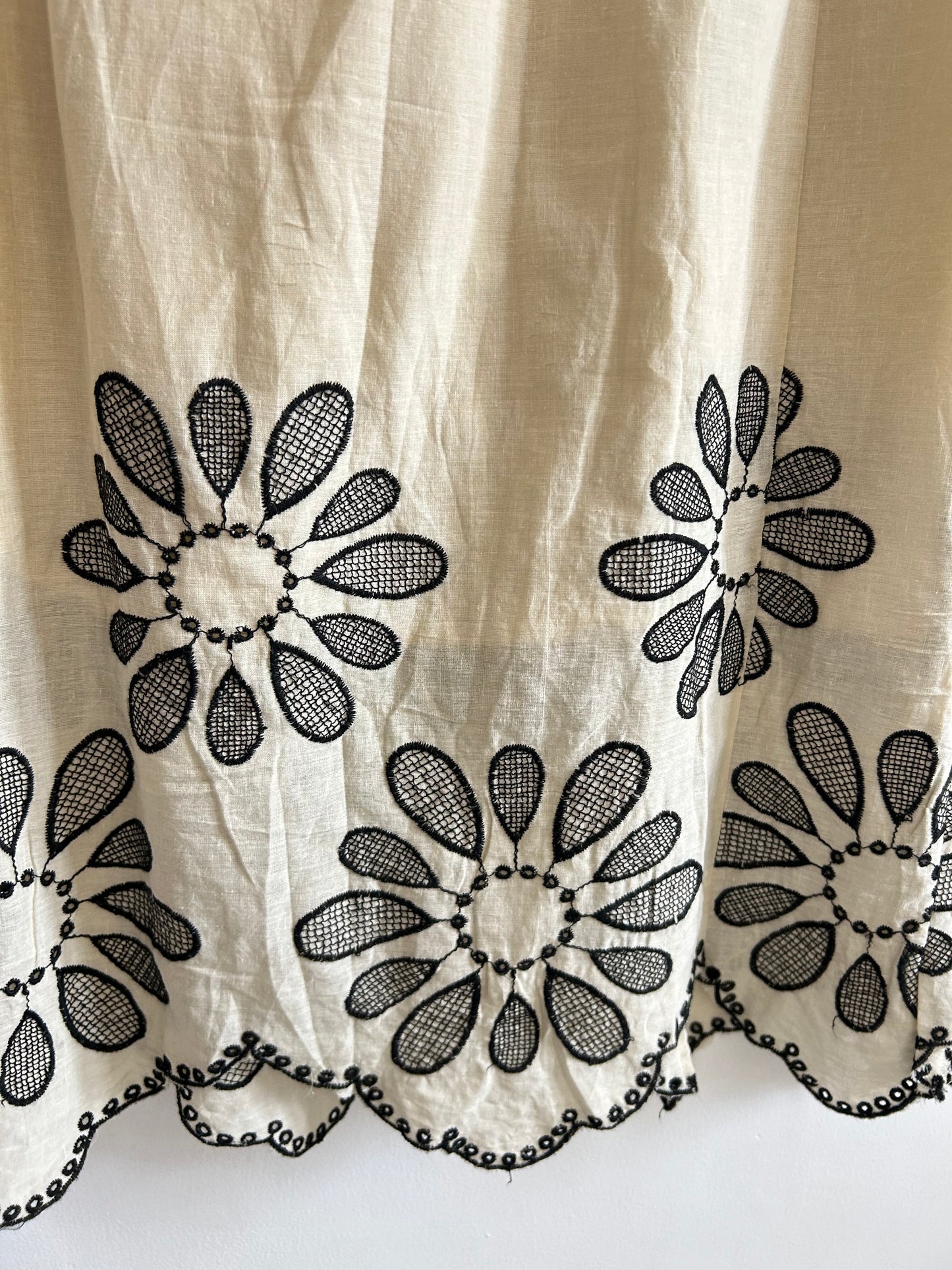 Cotton Embroidered Skirt