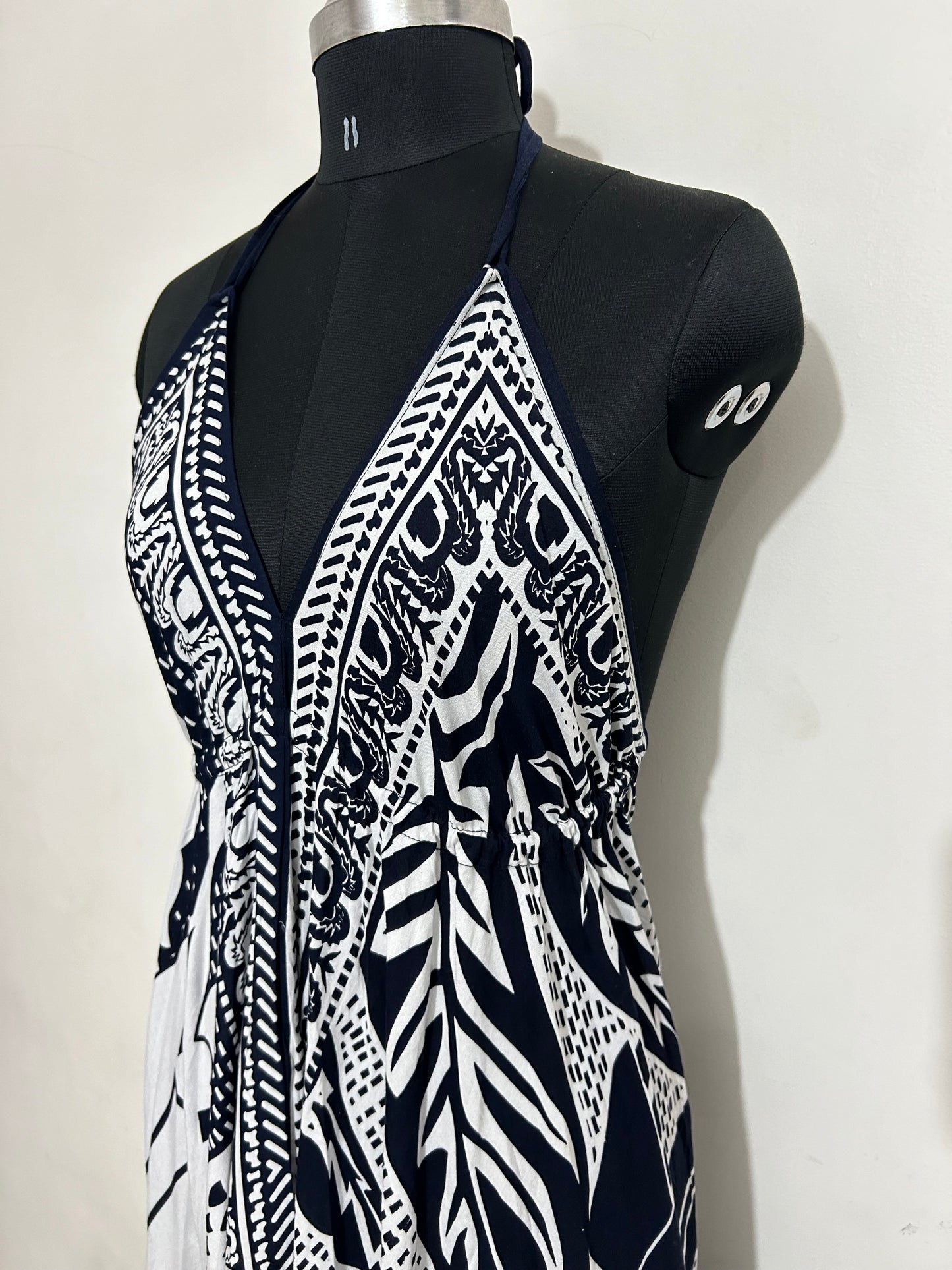 Tropical Flamingo Handkerchief Dress