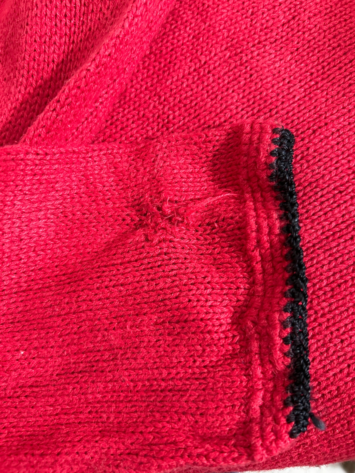 Red Embellished Sweater