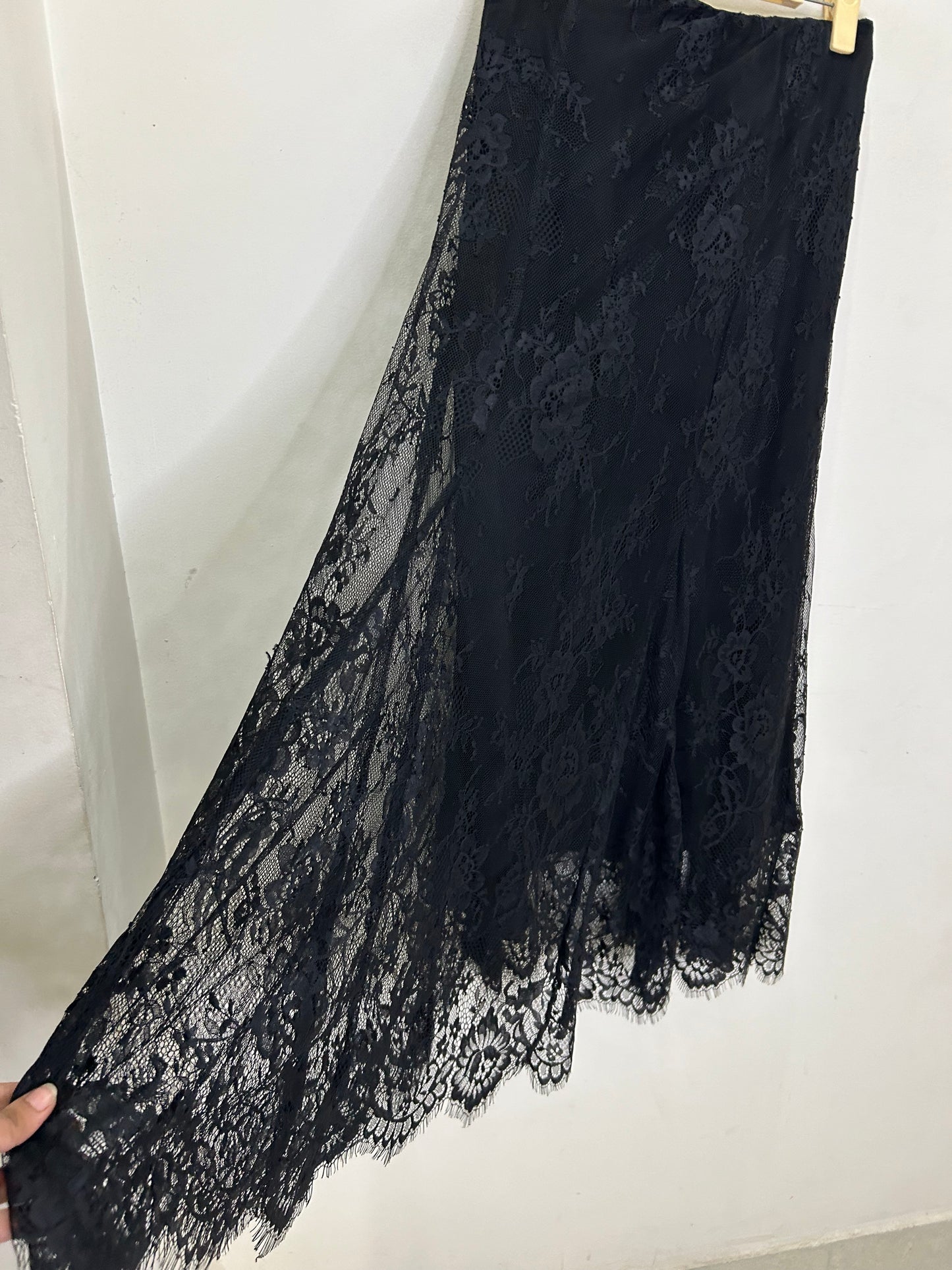 Black Lace Skirt