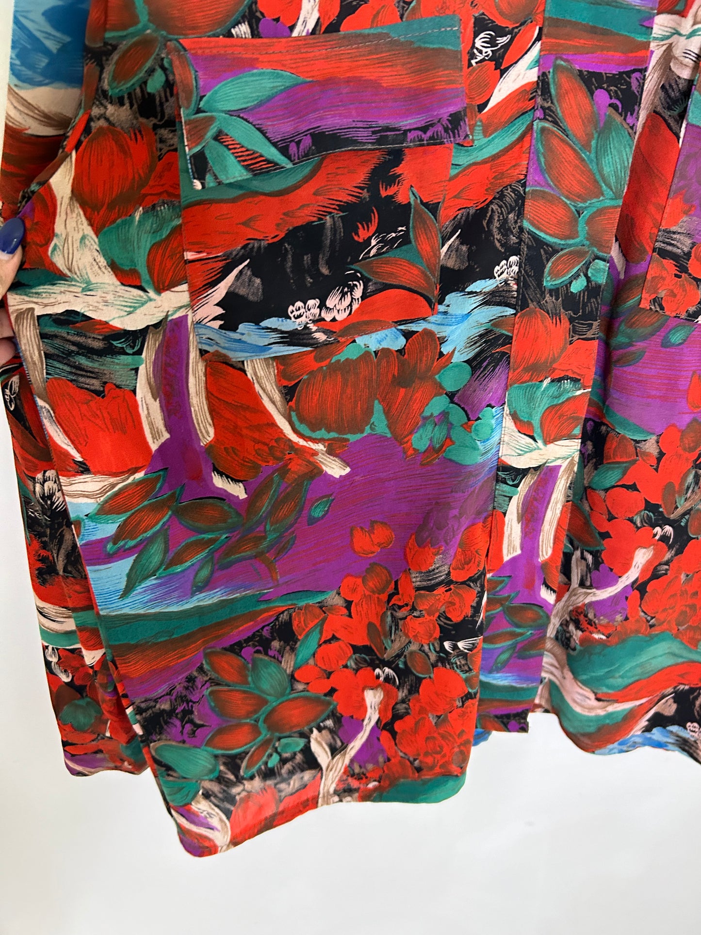 Cherry Blossom Shirt: Chest-46”