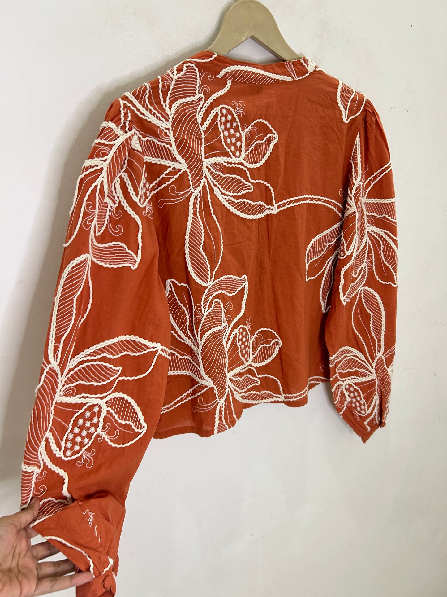 Embroidered Cotton Top