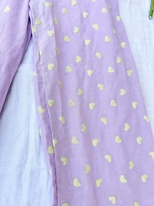 Lavender Bow Pants