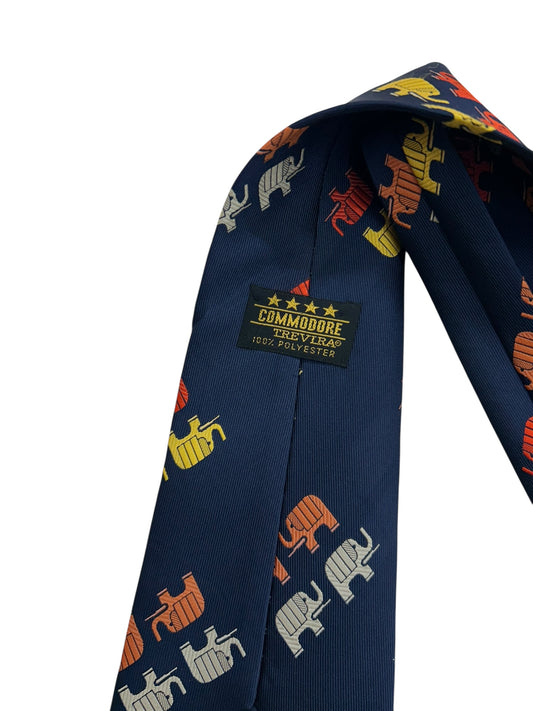 Vintage Elephant Tie