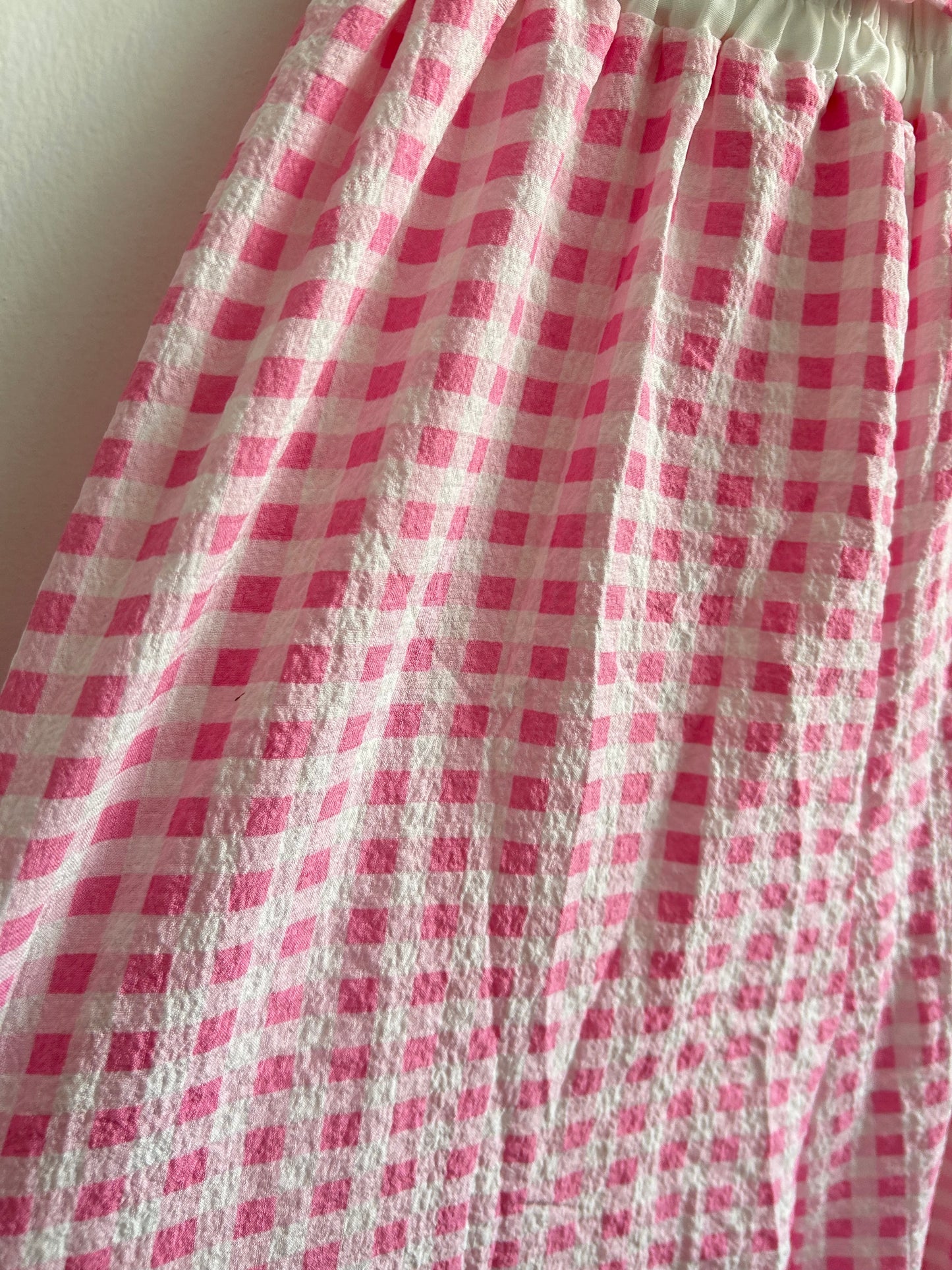 Gingham Pink Pants