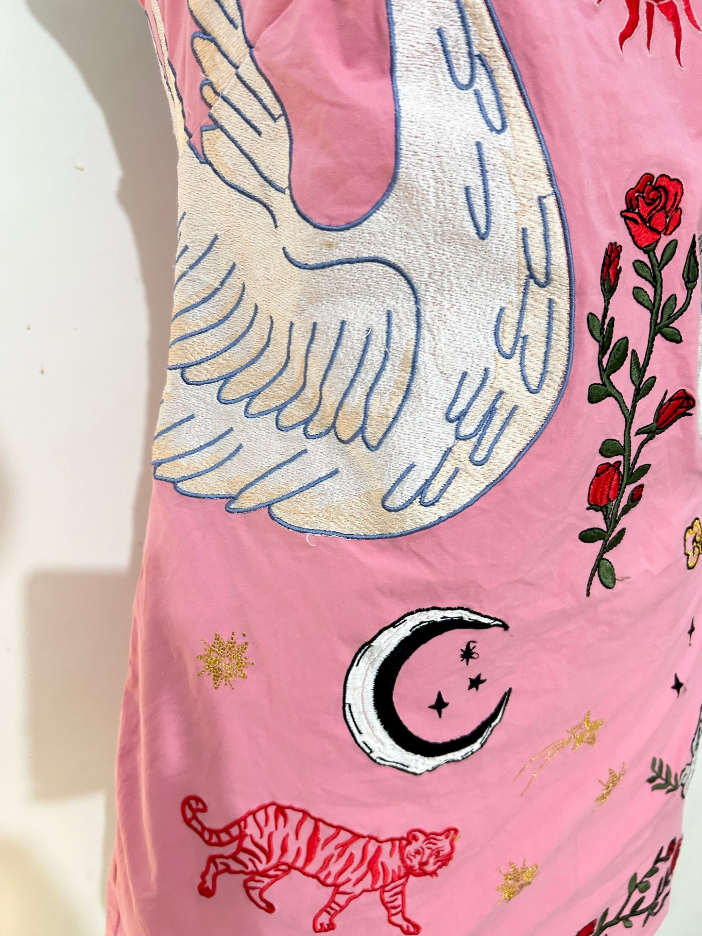 Embroidered Shift Dress- BUST: 36/38”