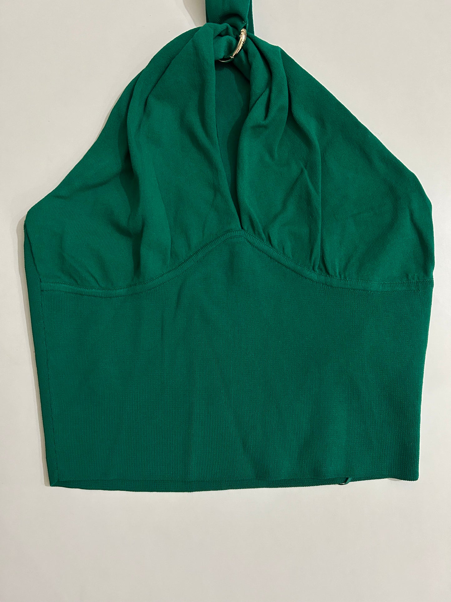 Halterneck Green Top