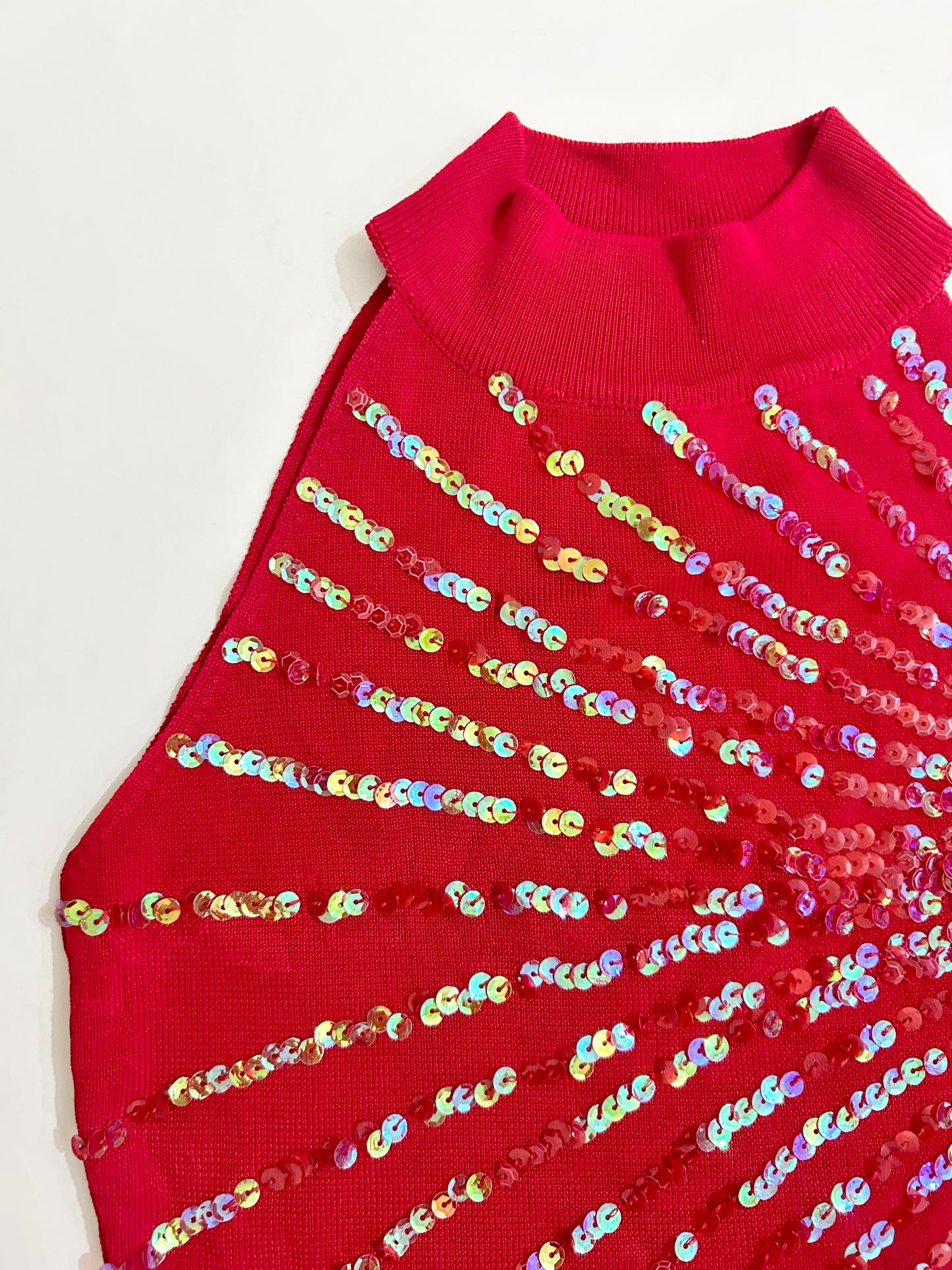 Embellished Red Top