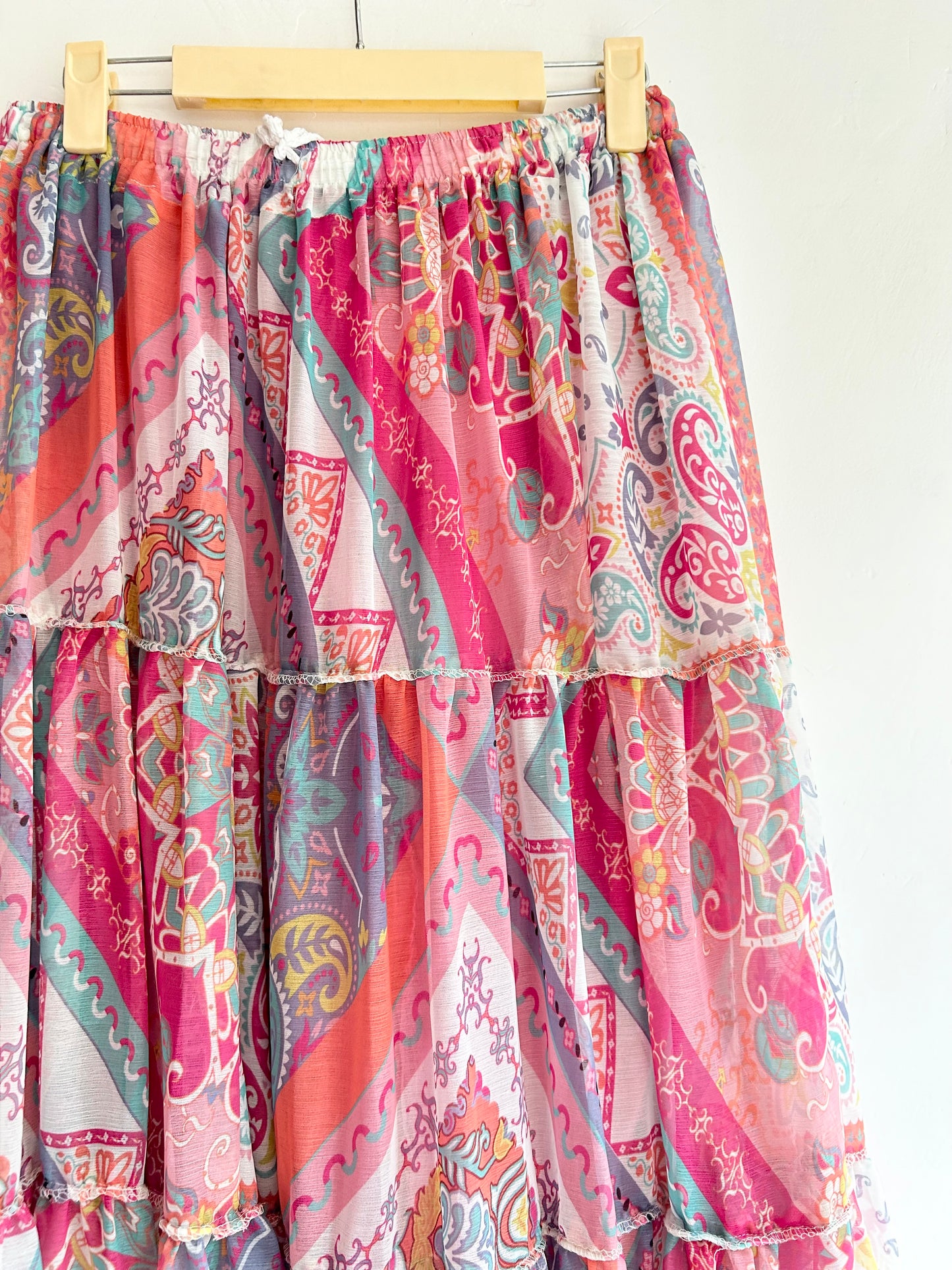 Paisley Print Skirt