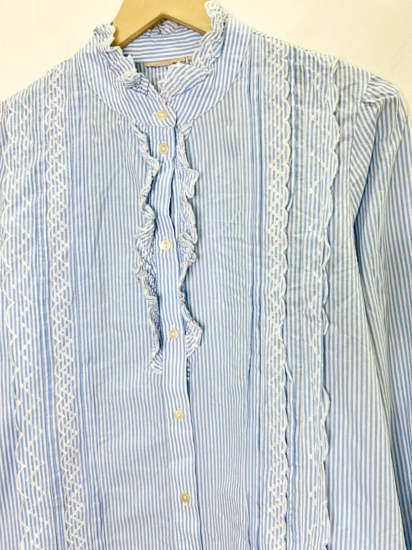 Striped Ruffle Shirt