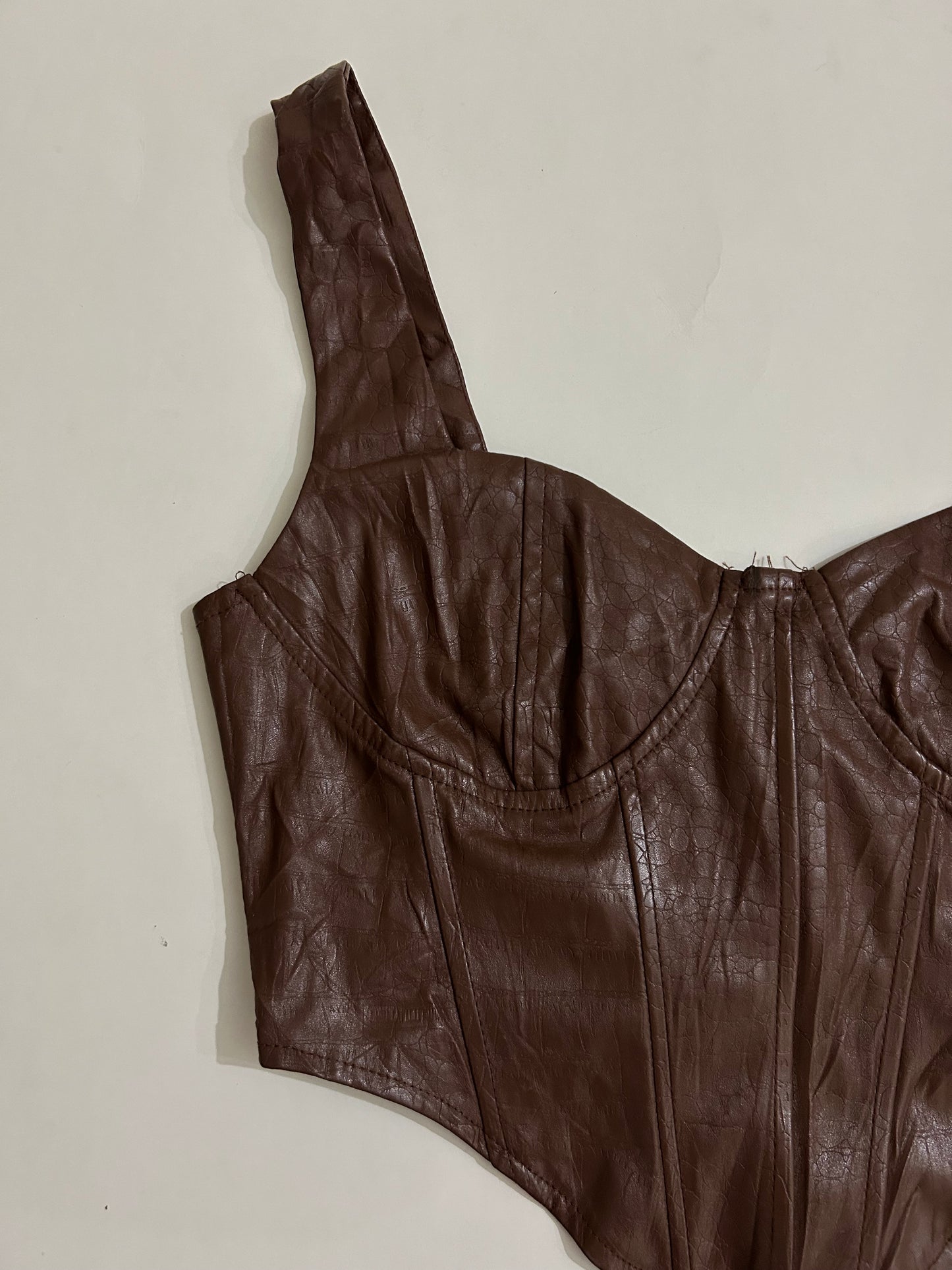 Brown Corset Top