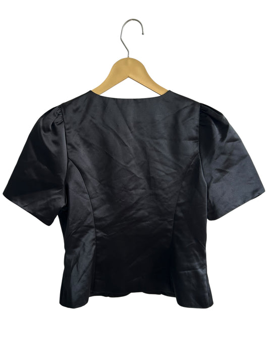 Black Satin Top