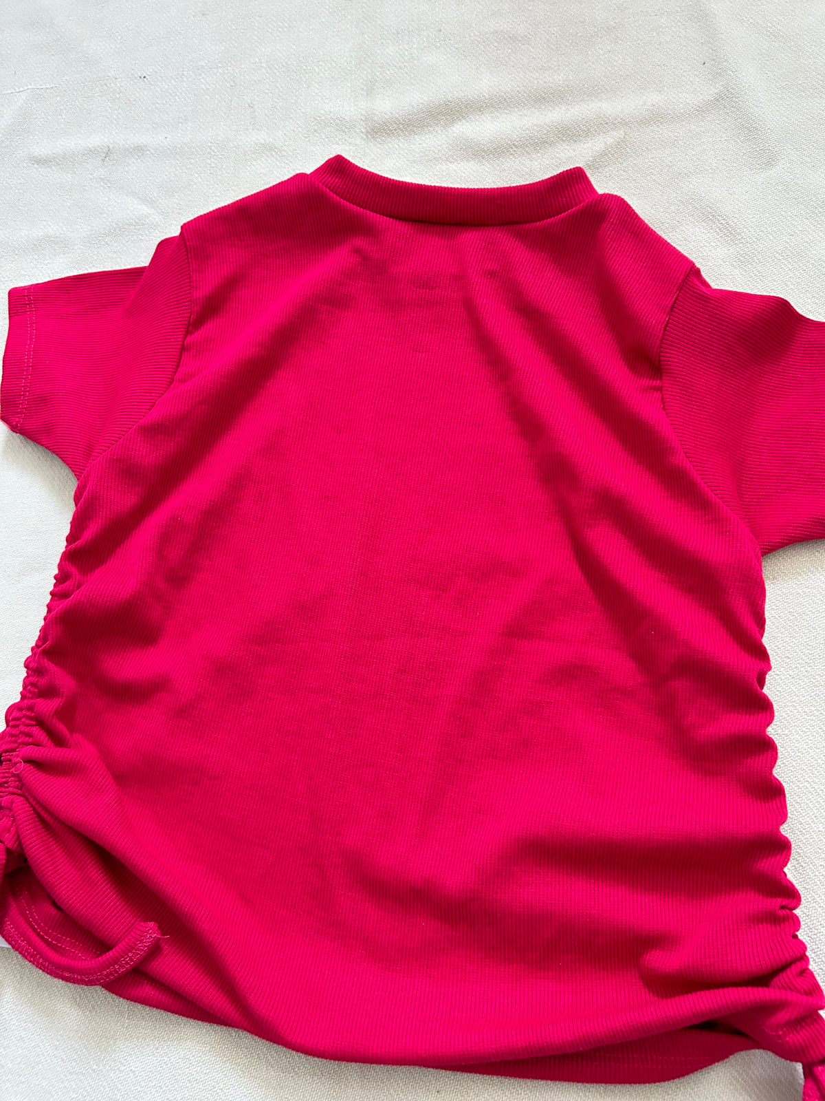 Pink Ribbed Top