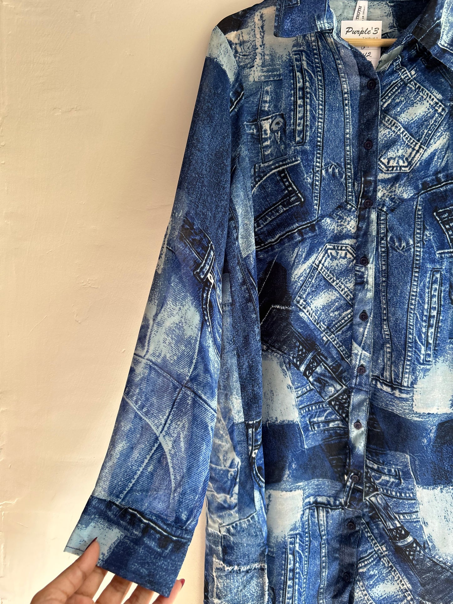 Denim Print Shirt
