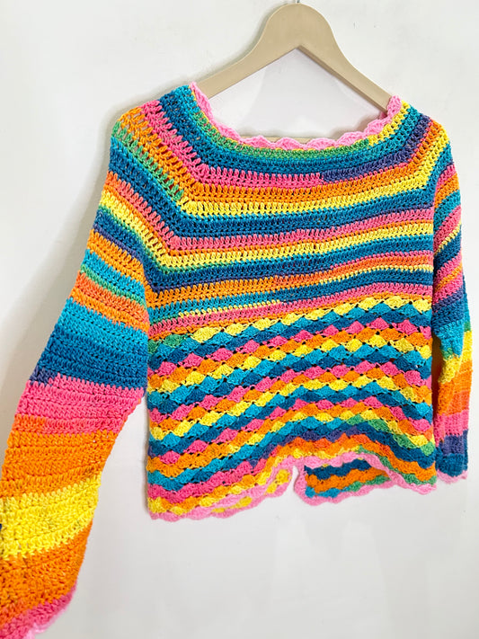 Multicolor Top: Bust- 36”/38”