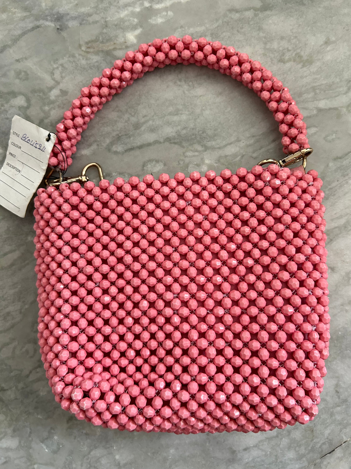 Strawberry Beaded Bag