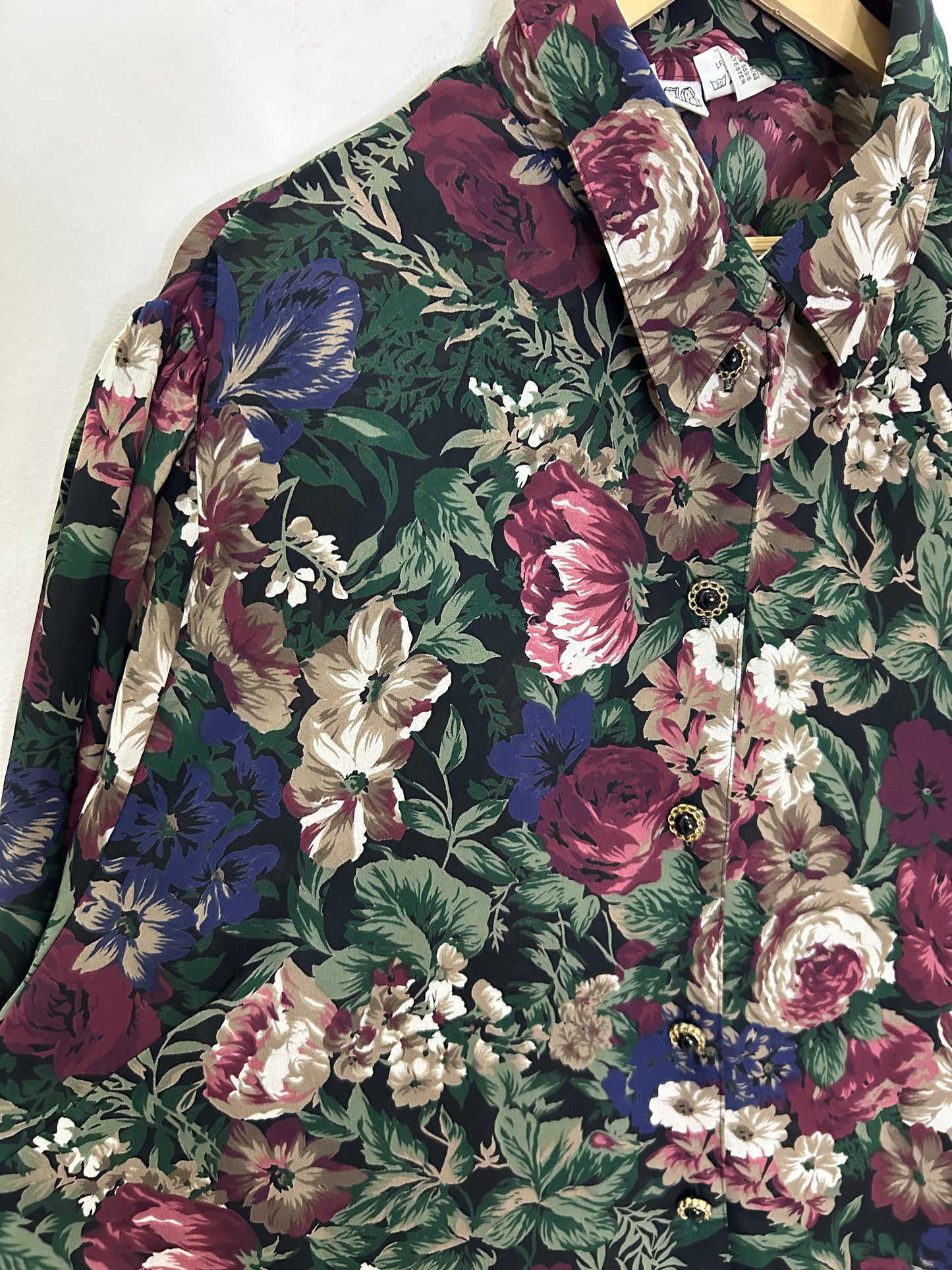 Floral Shirt: Chest-48”