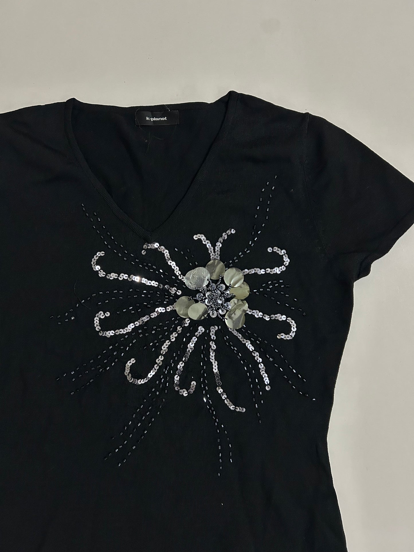 Floral Embellishments Top
