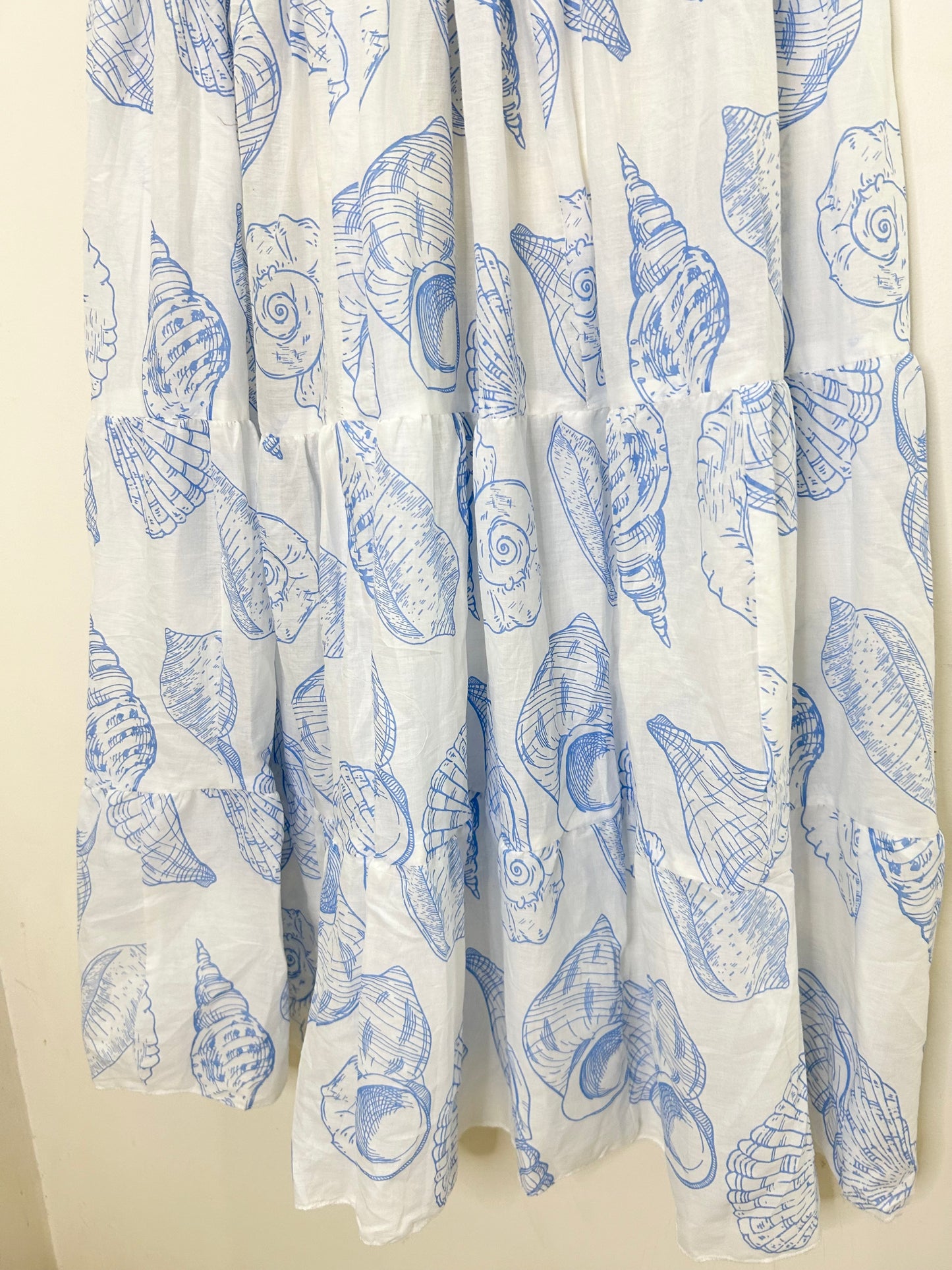 Shell Print Skirt