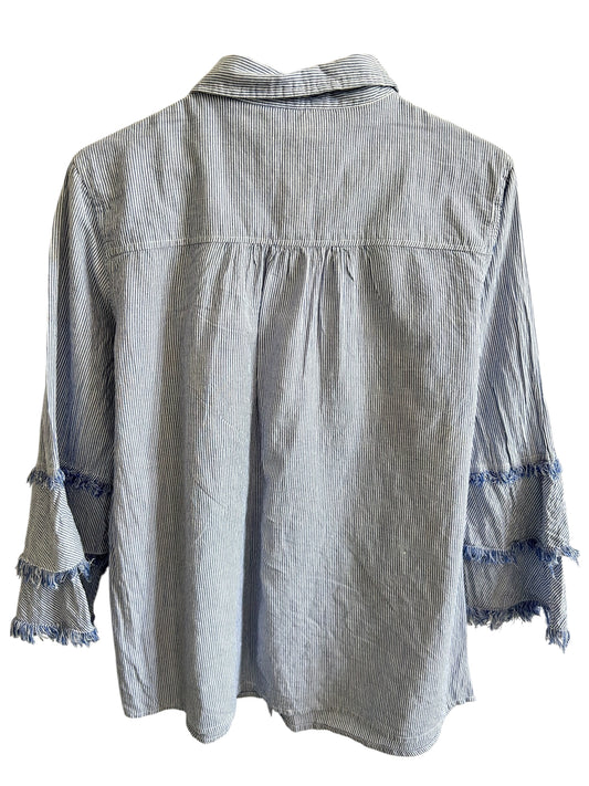 Striped Embroidered Shirt