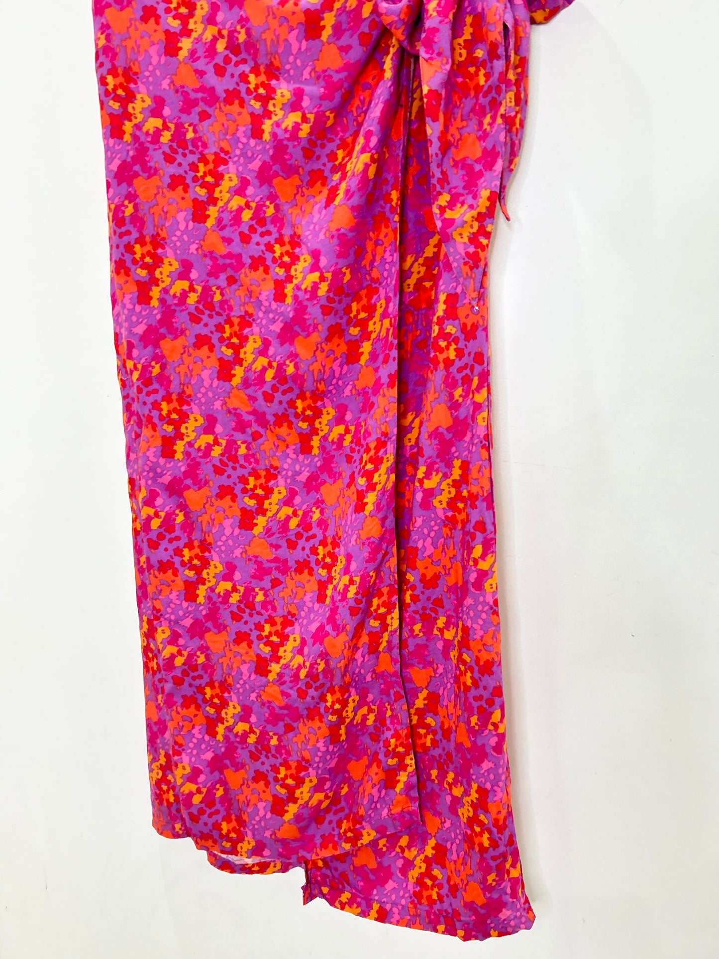 Floral Wrap Knot Skirt