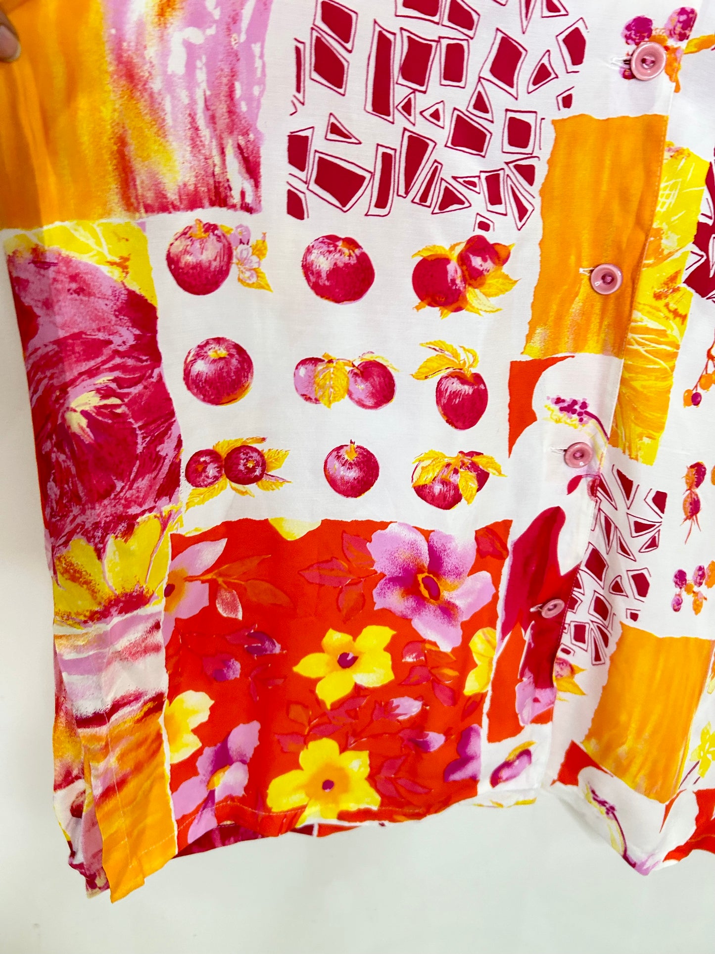 Plum Print Summery Shirt