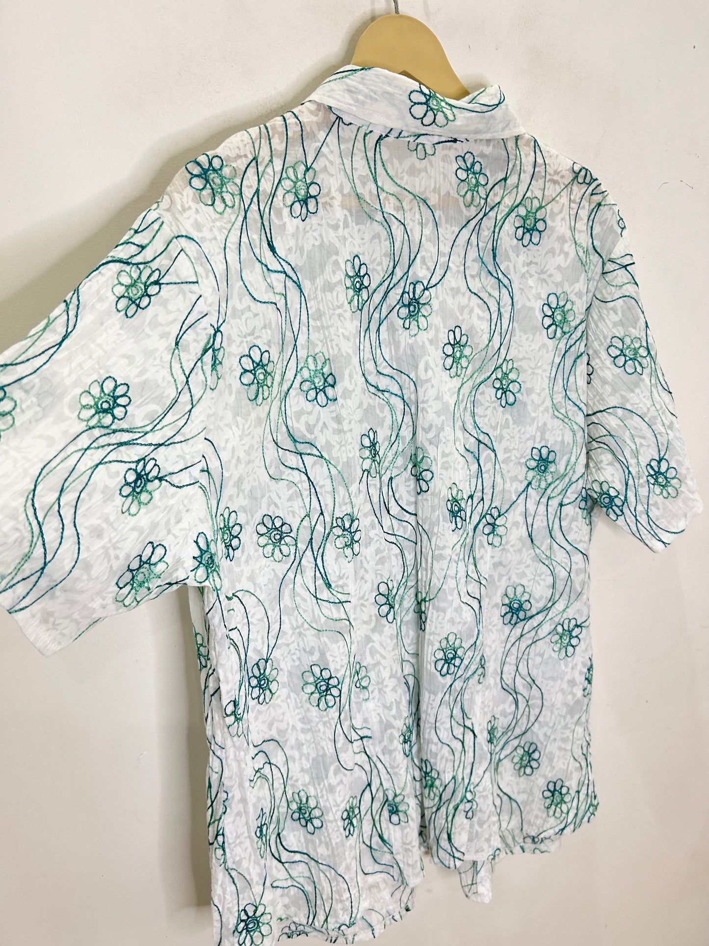 Embroidered Shirt: Chest- 50”