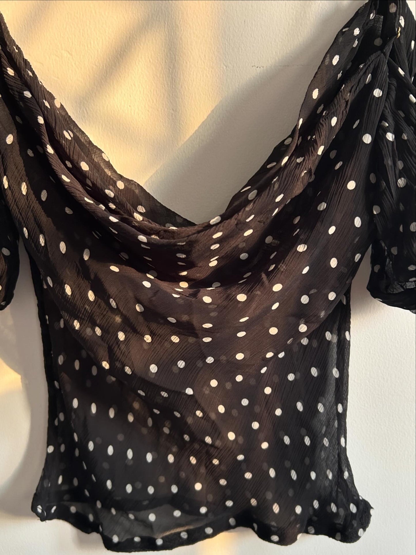 Polka dot top