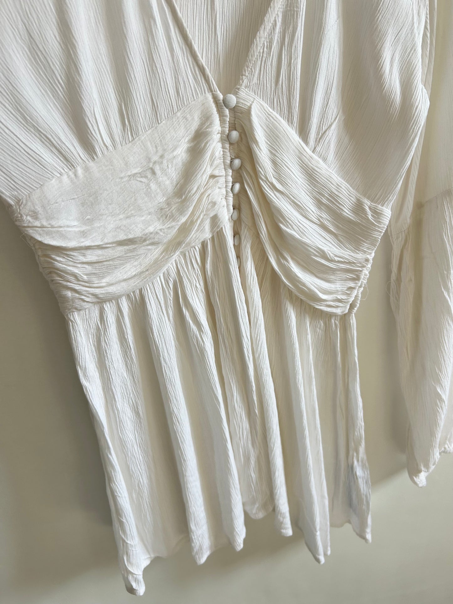 White Flowy Dress