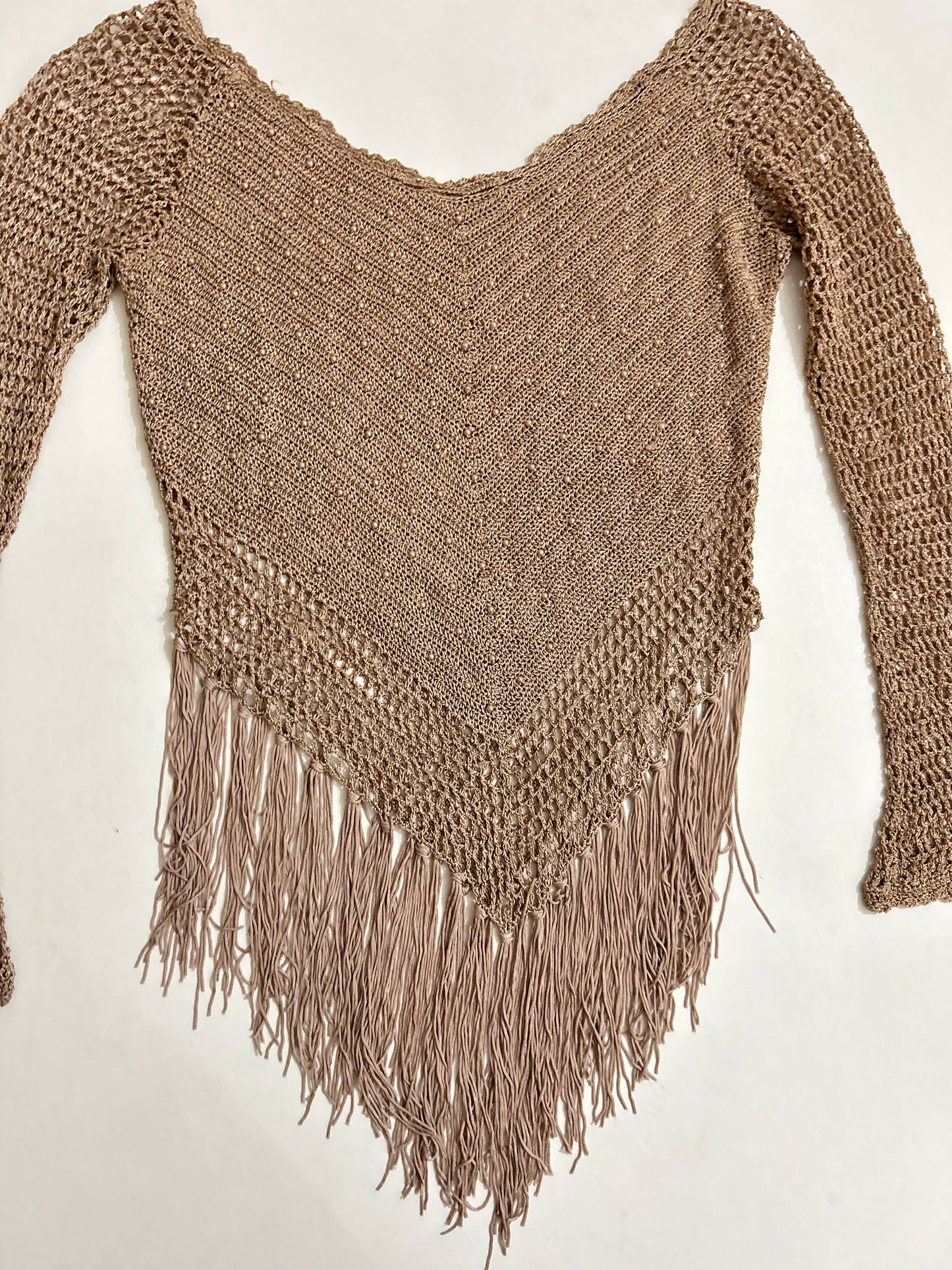 Beaded Fringe Top