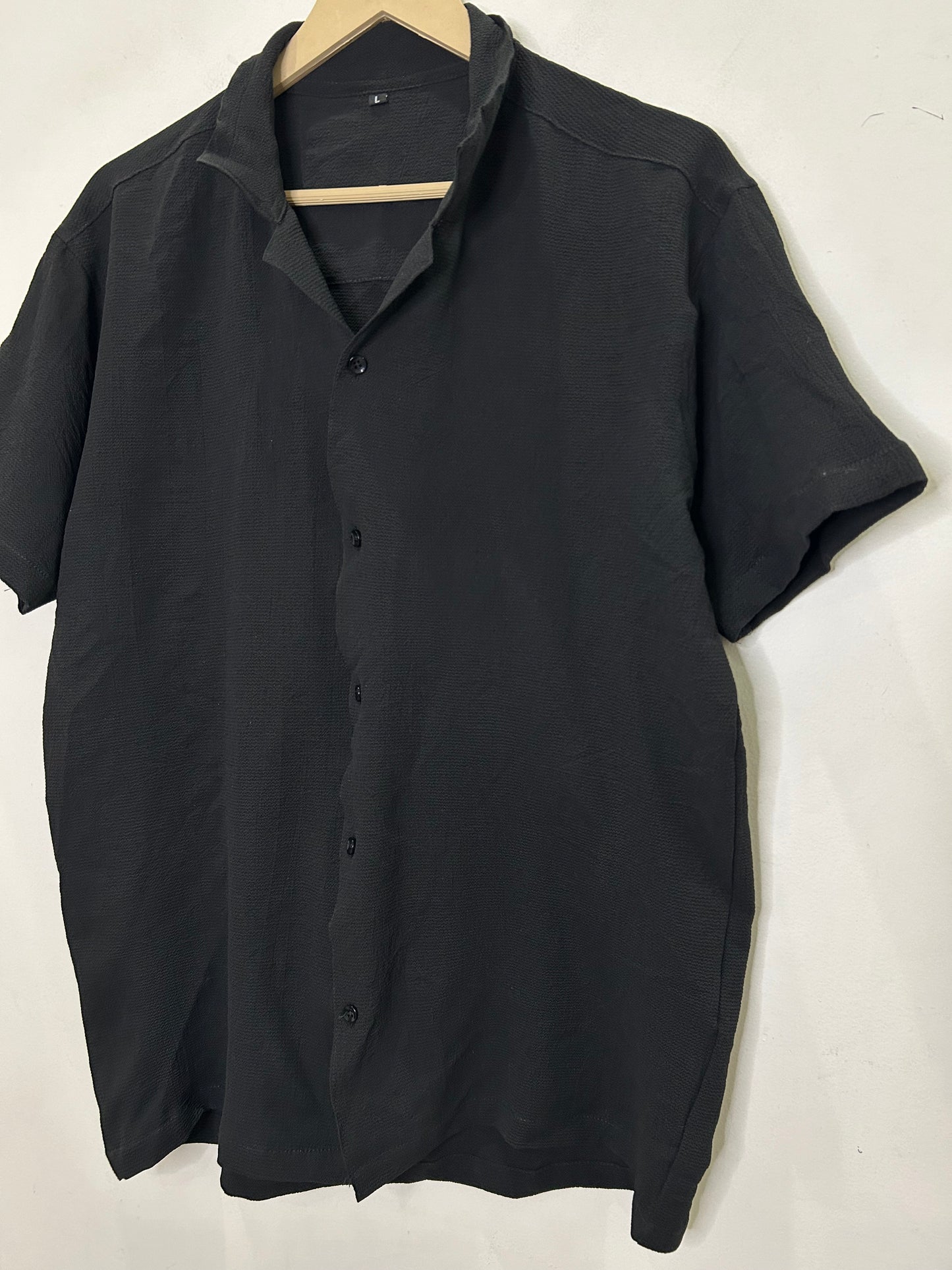 Black Solid Shirt