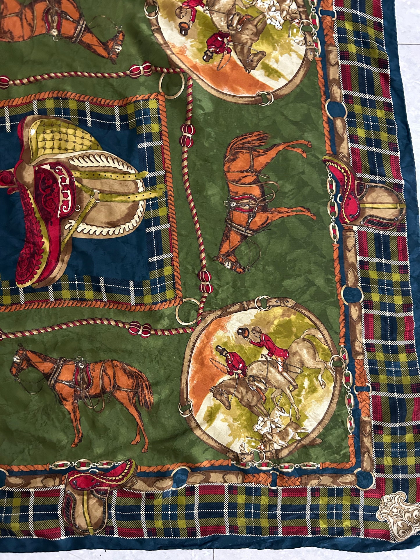 Horse Scarf 34”x 36”