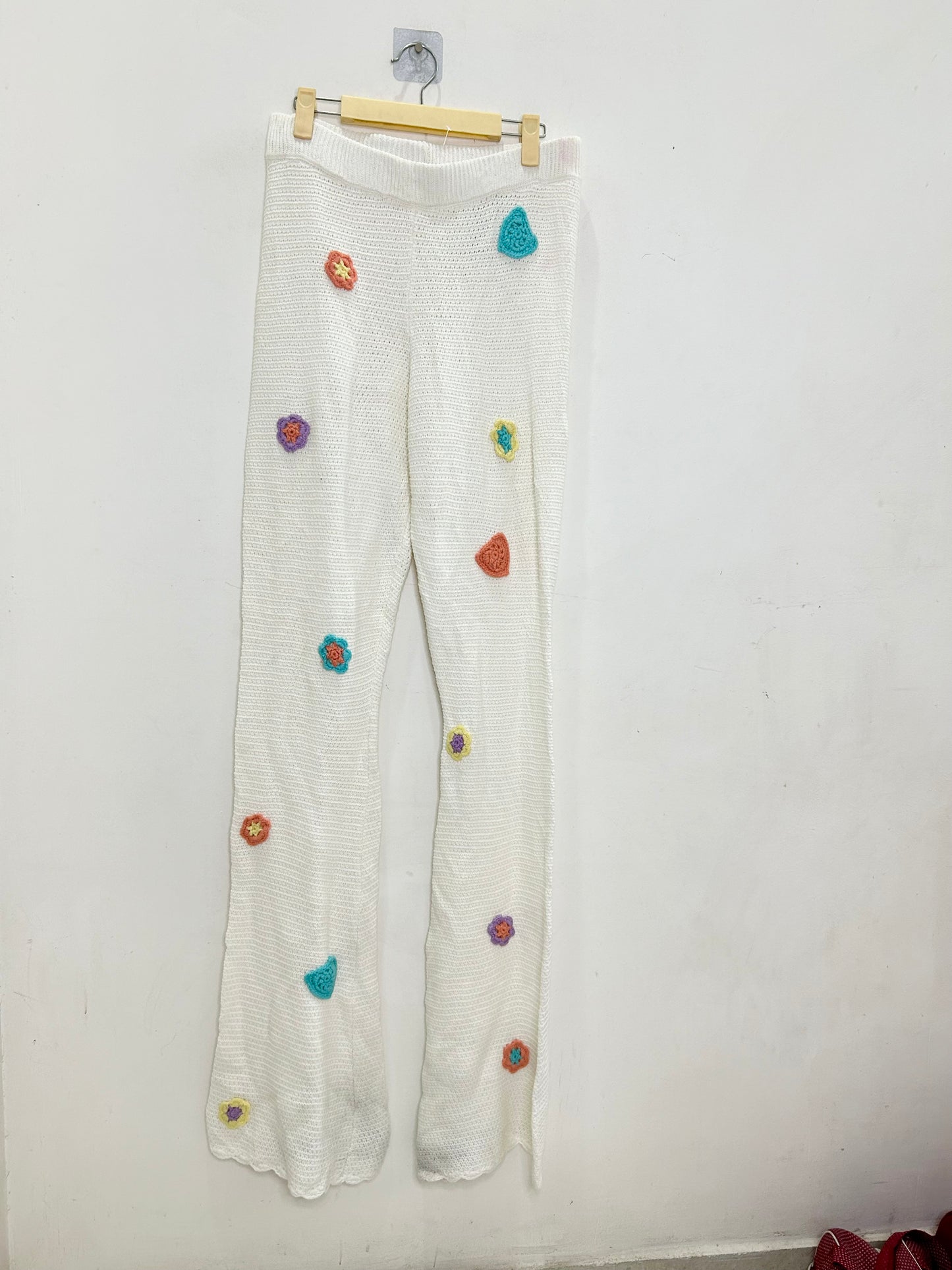 Floral Crochet Pants
