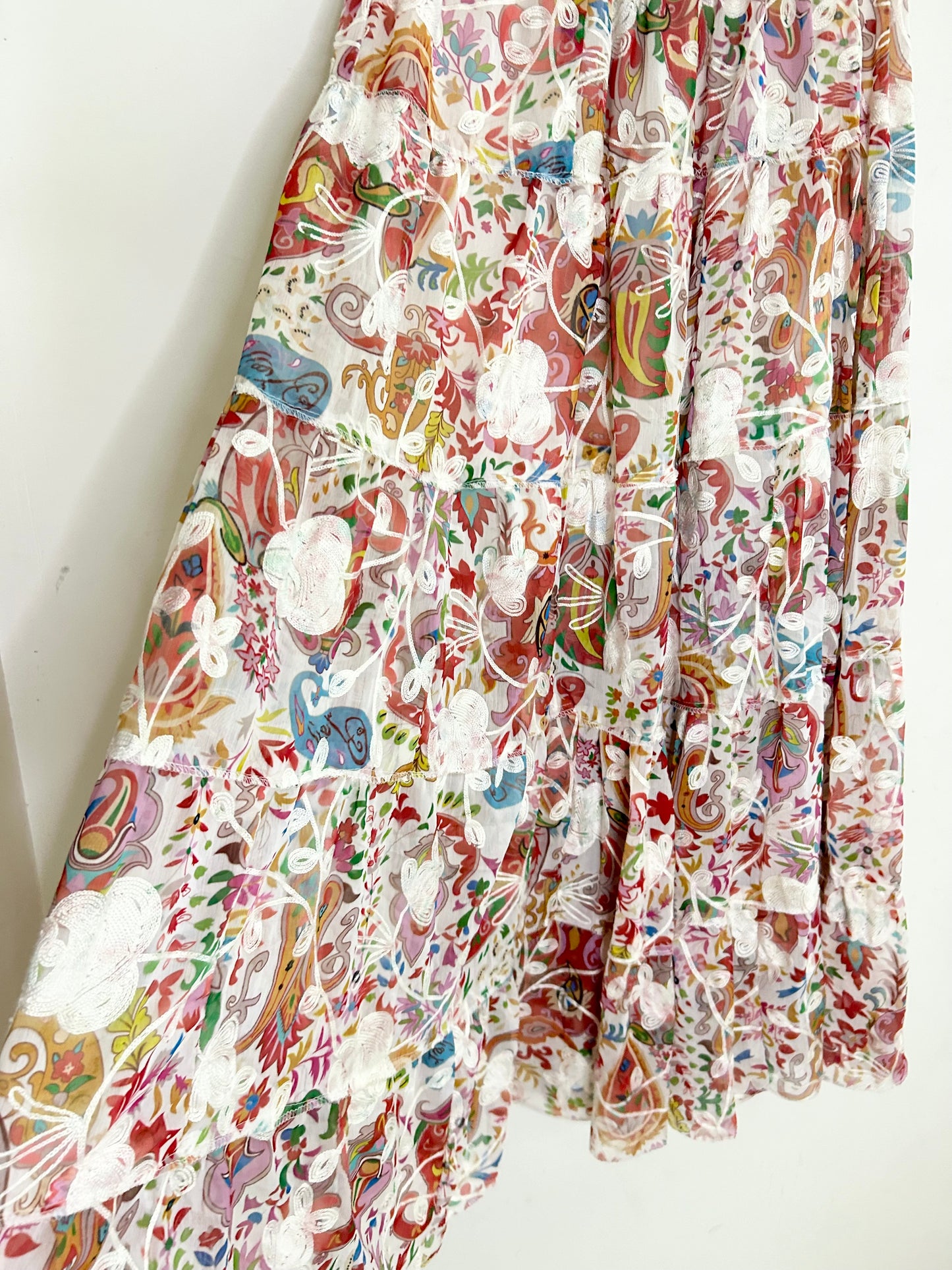Embroidered Patterned Skirt